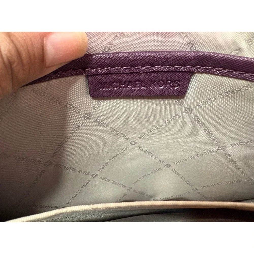 Michael Kors Purple Jet Set Travel crossbody